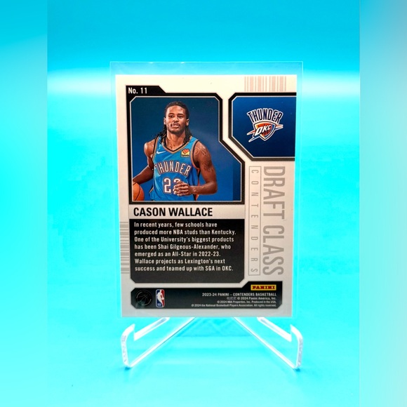 🔥Carson Wallace Lot! 🔥Revolution Rookie Refractor + Draft Class Rookie! 🤩 - Picture 9 of 10